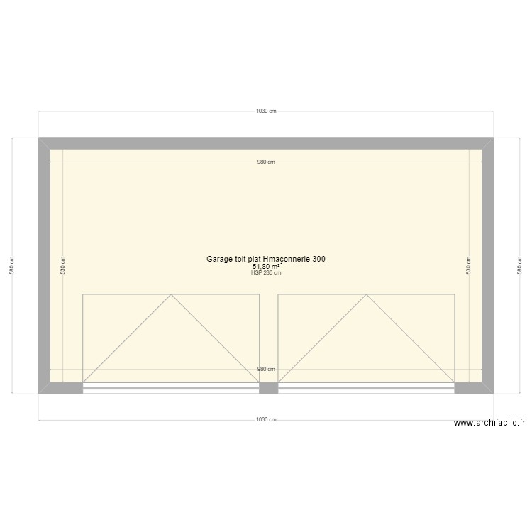 FR FORMENTIN. Plan de 1 pièce et 52 m2