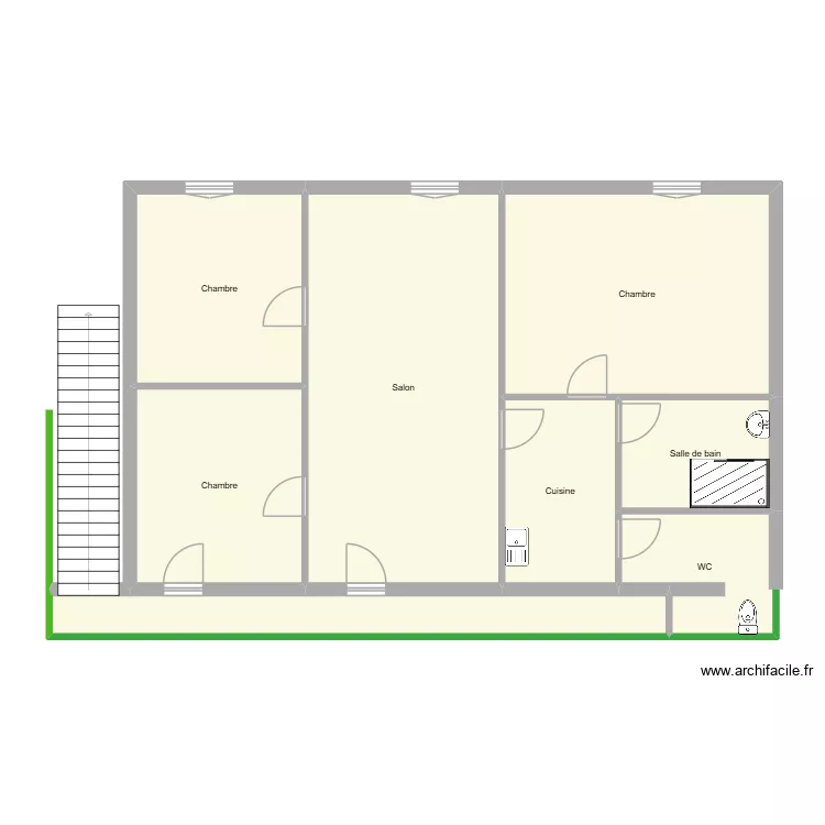 LOGEMENT ROCHE. Plan de 8 et 111 m² LOGEMENT ROCHE. Plan de 8 et 111 m²