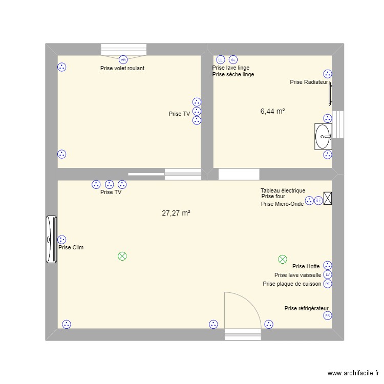 Beber. Plan de 0 pièce et 0 m2