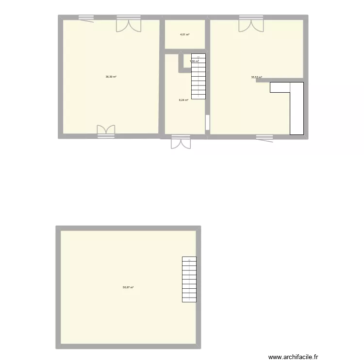 Les roches. Plan de 6 Pièces et 137 m² Les roches. Plan de 6 Pièces et 137 m²