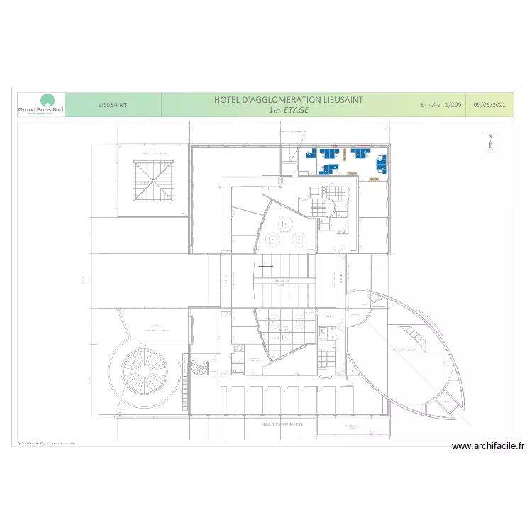 PLAN DAN 1ER ETAGE LIEUSAINT V1. Plan de 