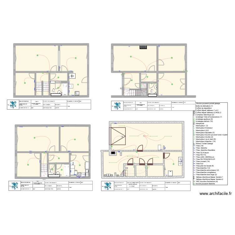&Eacute;ric Hassaert CAVES;RDC;et1; et2. Plan de 0 pièce et 0 m2