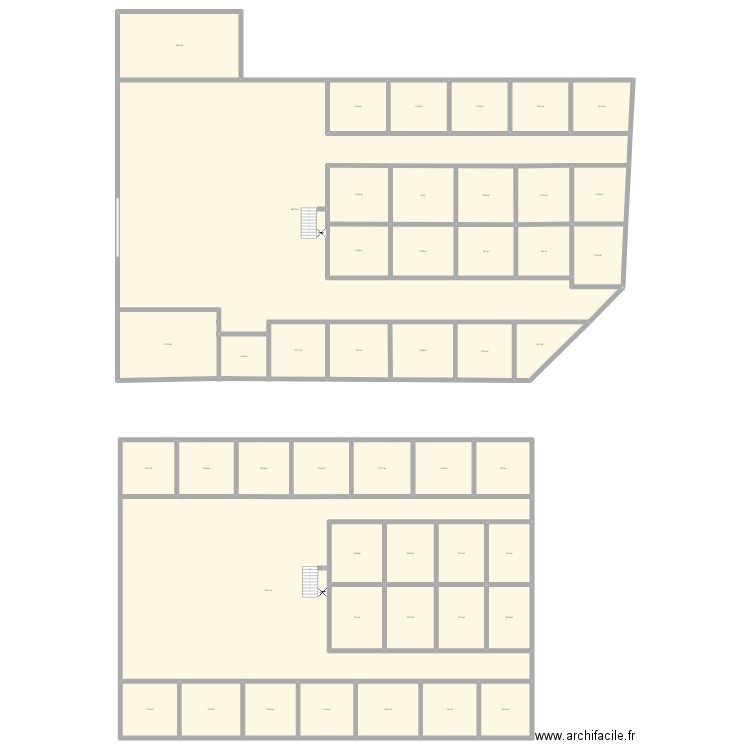 ghgfyhyg. Plan de 47 pièces et 1862 m2