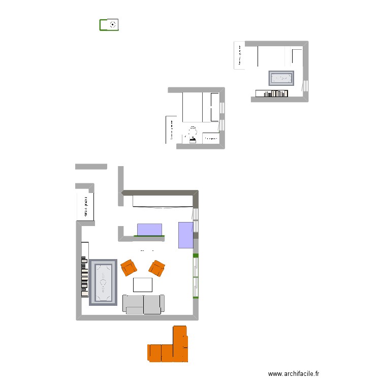 appart. Plan de 0 pièce et 0 m2