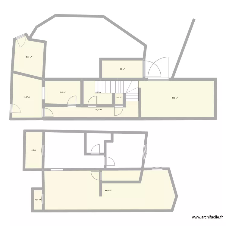 MAISON. Plan de 12 et 169 m² MAISON. Plan de 12 et 169 m²