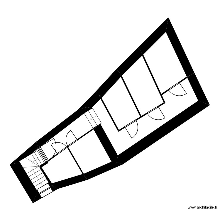 Gasser Final. Plan de 77 pièces et 565 m2