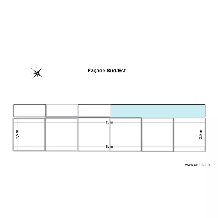 Serre Sud/Est. Plan de 