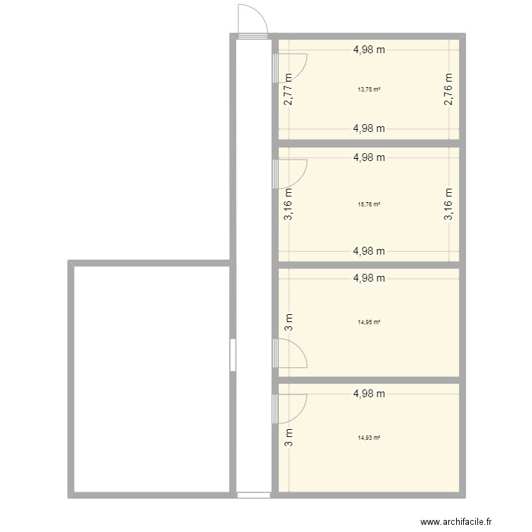 nicolas 1. Plan de 4 pièces et 59 m2
