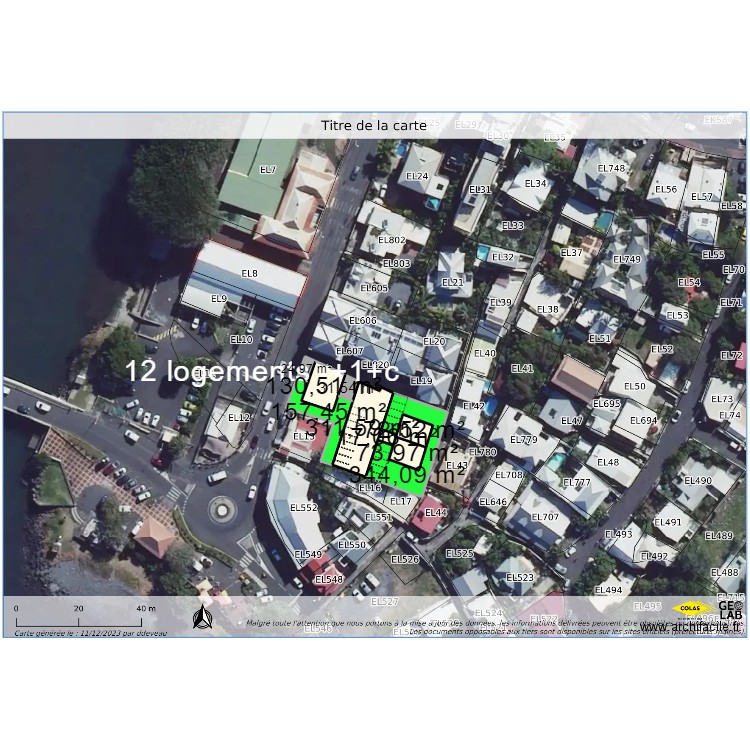 EL 14 15 18. Plan de 0 pièce et 0 m2