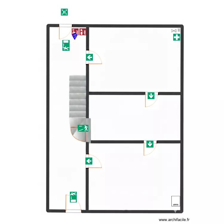 SSM Huy rdc n6. Plan de 