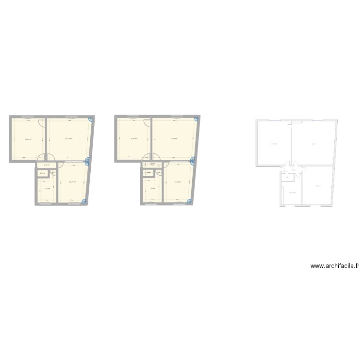 Chaville. Plan de 12 pièces et 100 m2