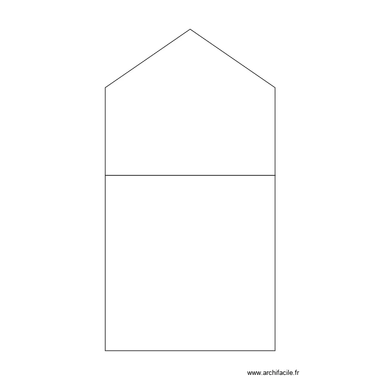 fa&ccedil;ade laterale . Plan de 