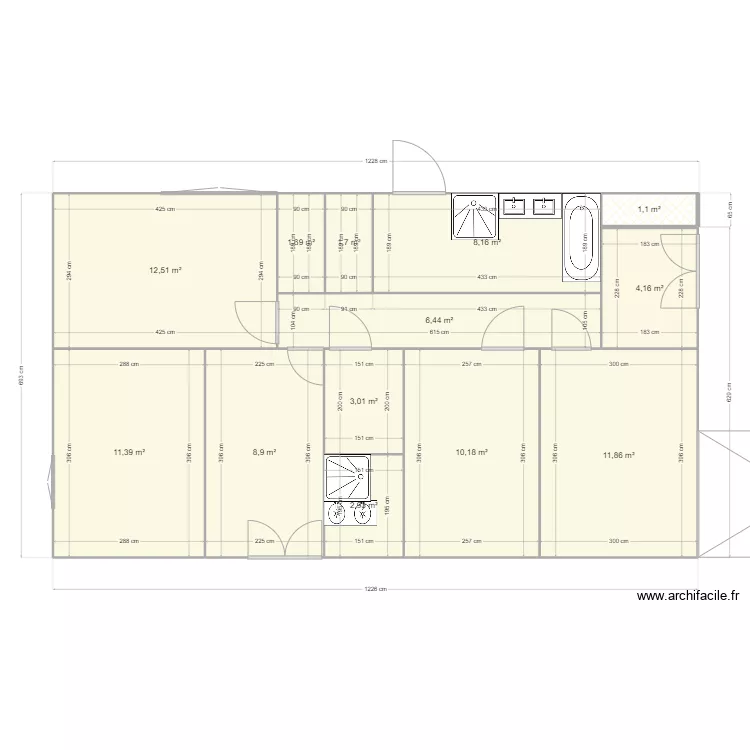 rdc V1. Plan de rdc V1. Plan de