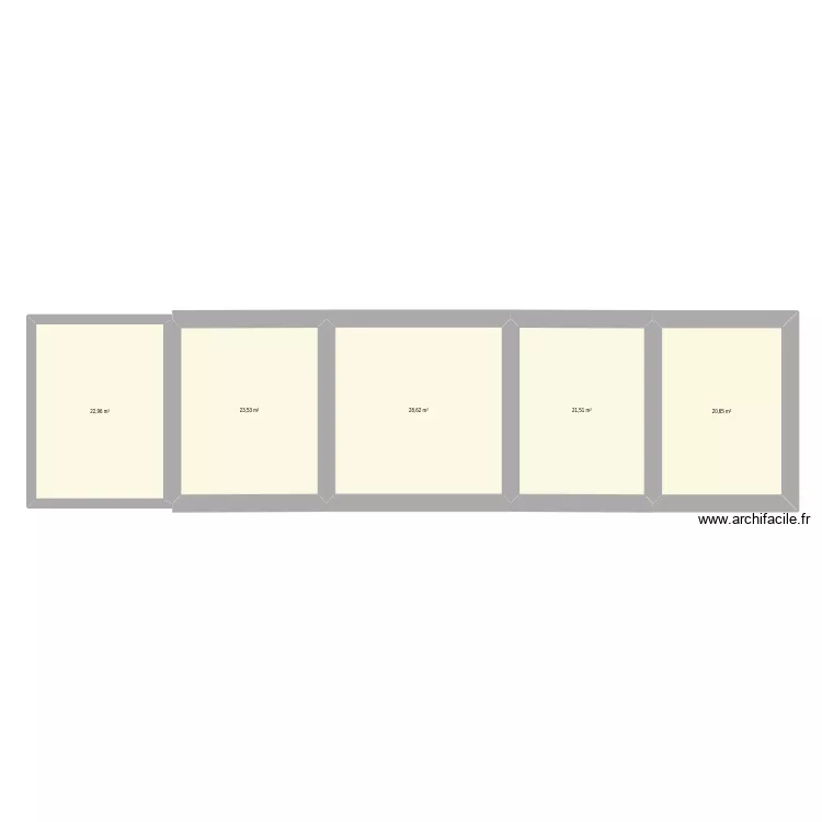 La Fertrie - Fénery. Plan de 5 et 117 m² La Fertrie - Fénery. Plan de 5 et 117 m²