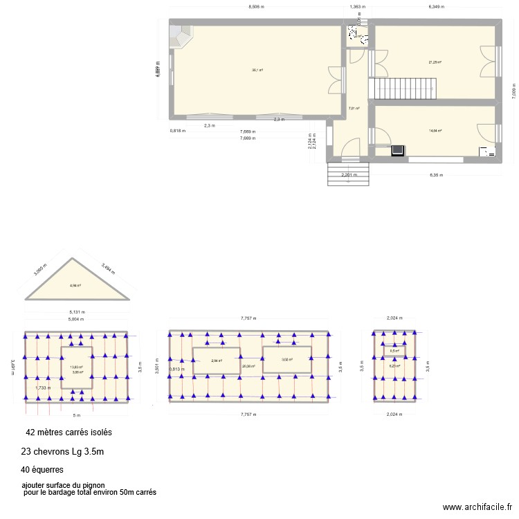 le verneil bardage. Plan de 0 pièce et 0 m2