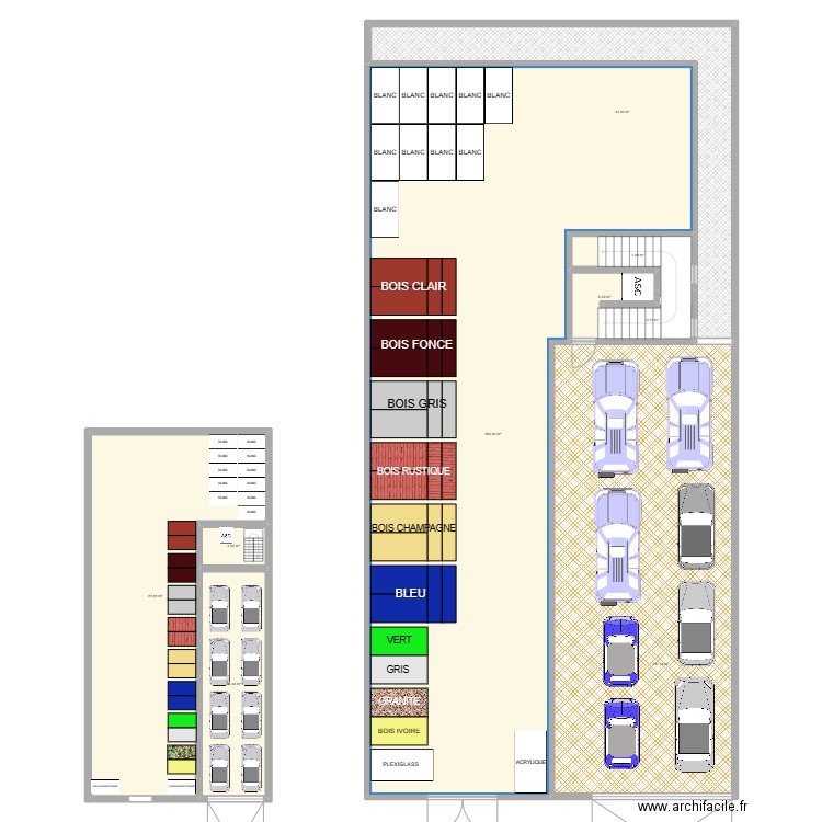 PLAN ZOPAH 1. Plan de 9 pièces et 605 m2