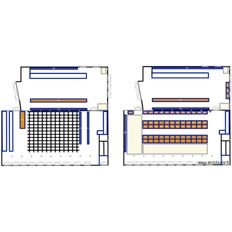 TUBIZE. Plan de 86 pièces et 1365 m2