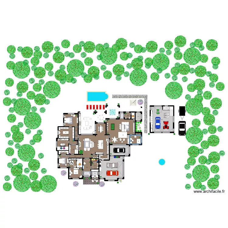 Maison de r&ecirc;ve 4. Plan de 