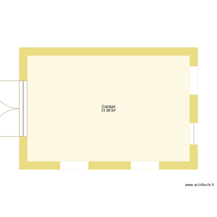 Abri de jardin. Plan de 0 pièce et 0 m2
