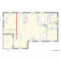 Maison de Saint Agathon futur placement de l\'escalier