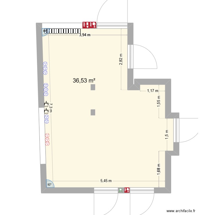 vie scolaire. Plan de 10 pièces et 92 m2
