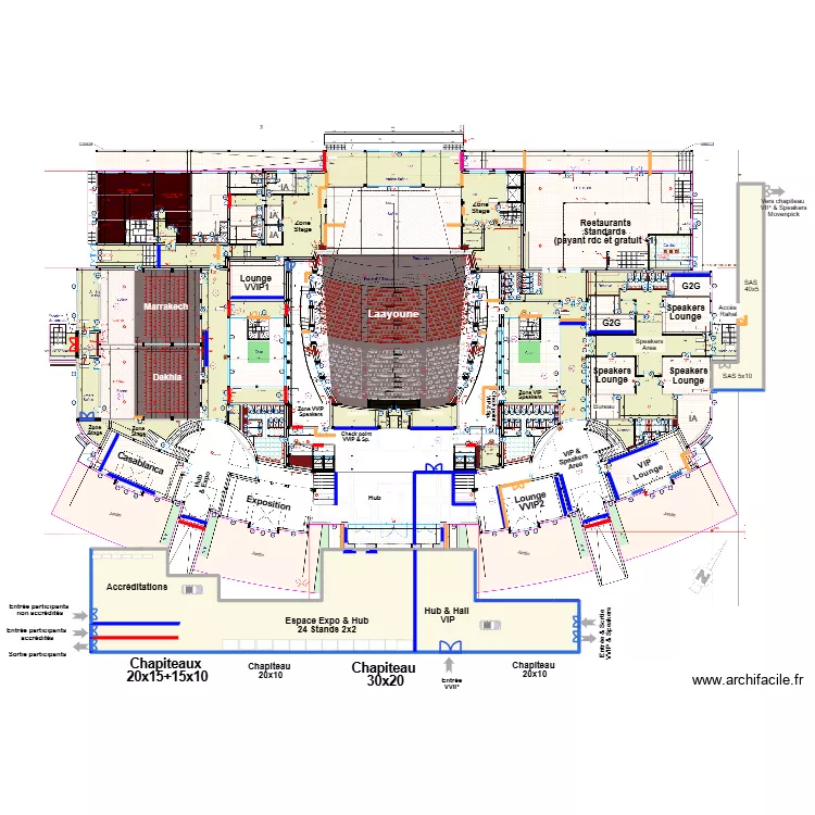 MEDays 2026 VF RDC. Plan de 3 et 1618 m² MEDays 2026 VF RDC. Plan de 3 et 1618 m²