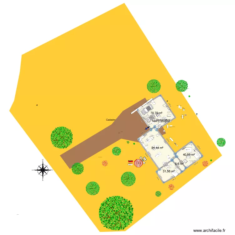 1500 Cadastre. Plan de 