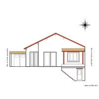 Plan de facade avant projet GUARIN ZBIS