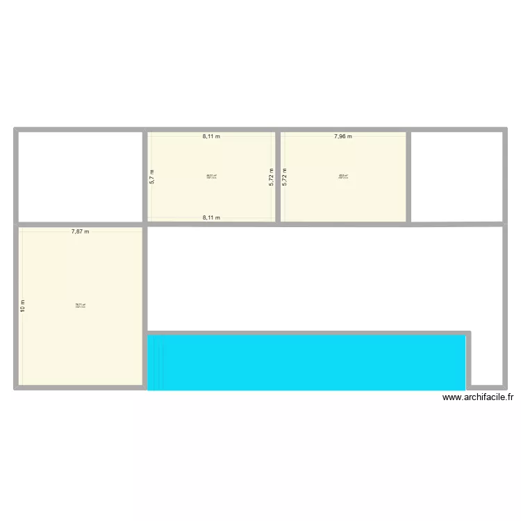 dreamhouse. Plan de 3 pièces et 171 m²