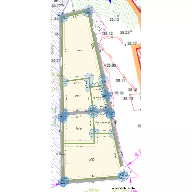 Valbourdin Garages. Plan de 20  et 298 m²