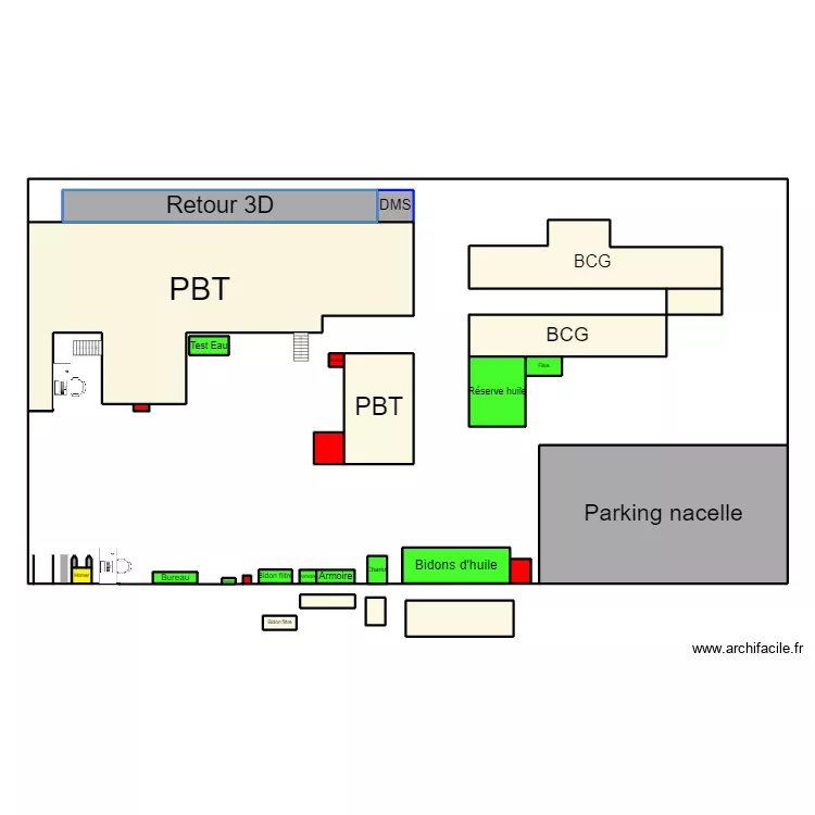 R&eacute;organisation. Plan de 