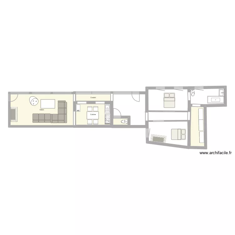 MARIE DUPUY. Plan de 5 et 41 m² MARIE DUPUY. Plan de 5 et 41 m²