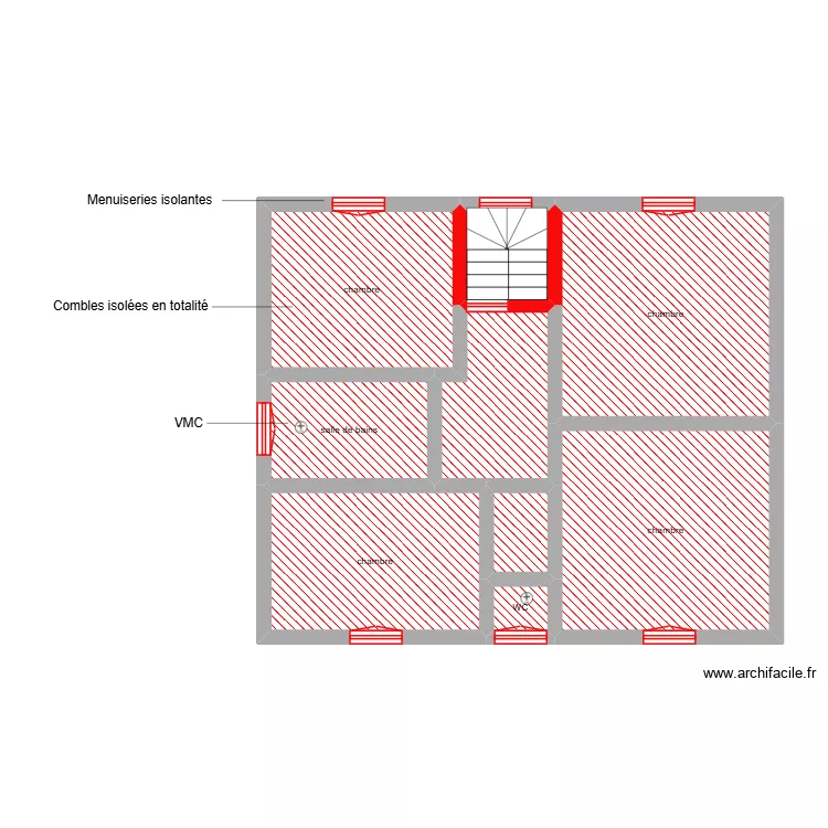 ANCA ETAGE étape 3. Plan de 9 et 70 m² ANCA ETAGE étape 3. Plan de 9 et 70 m²
