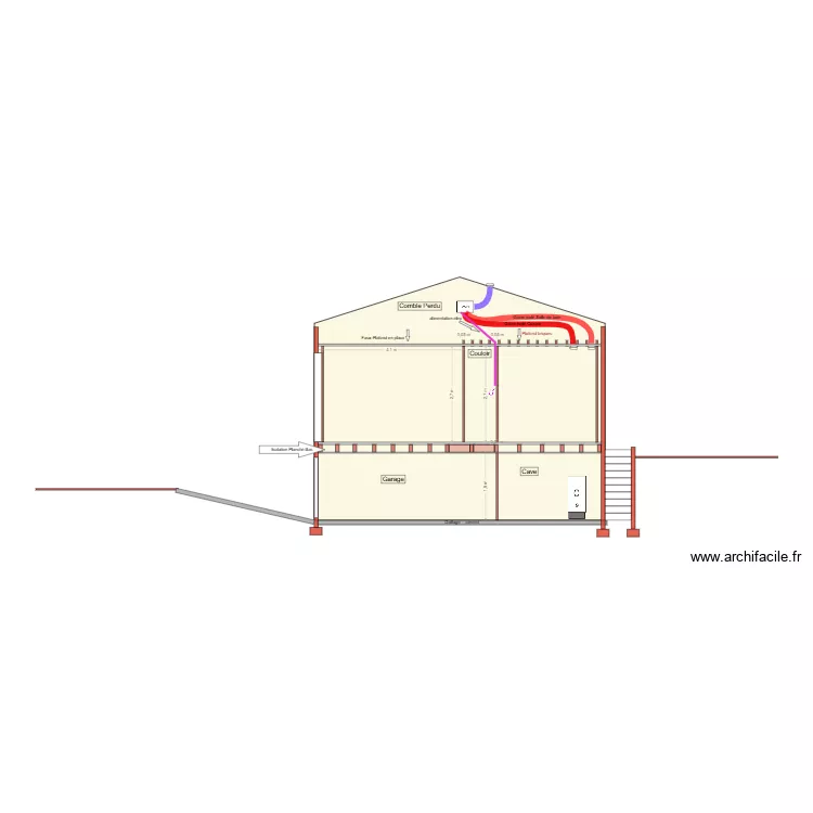 PC - Comble - VMC. Plan de PC - Comble - VMC. Plan de