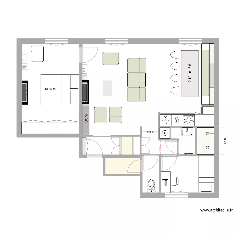 charlot 9 ter. Plan de 