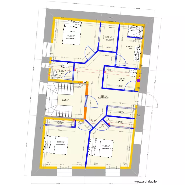 THUONG R+1 révision 3. Plan de THUONG R+1 révision 3. Plan de