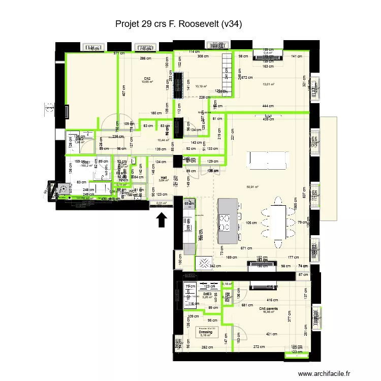 29 crs FR v34 ss meubles. Plan de 29 crs FR v34 ss meubles. Plan de