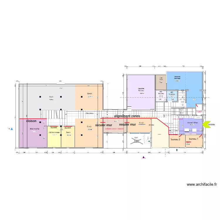 RDC FP ST JOSEPH 16 03 2026. Plan de 1  et 20 m²