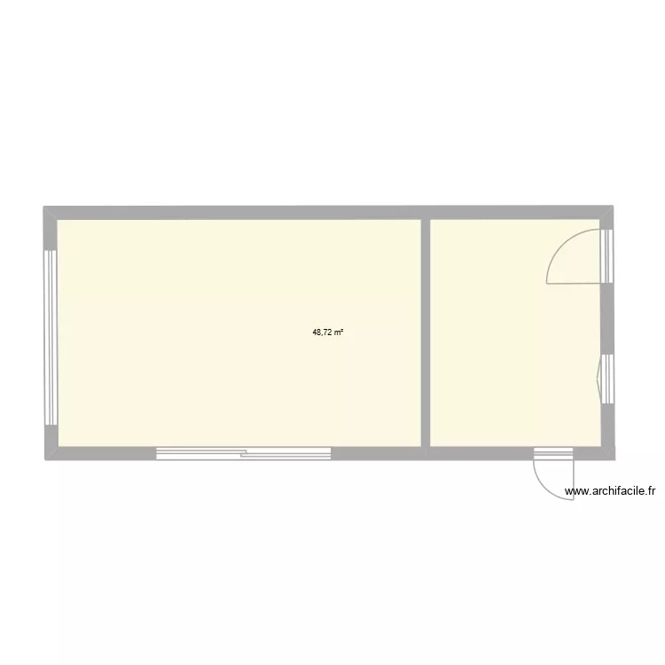 véranda. Plan de 1 Pièce et 49 m² véranda. Plan de 1 Pièce et 49 m²