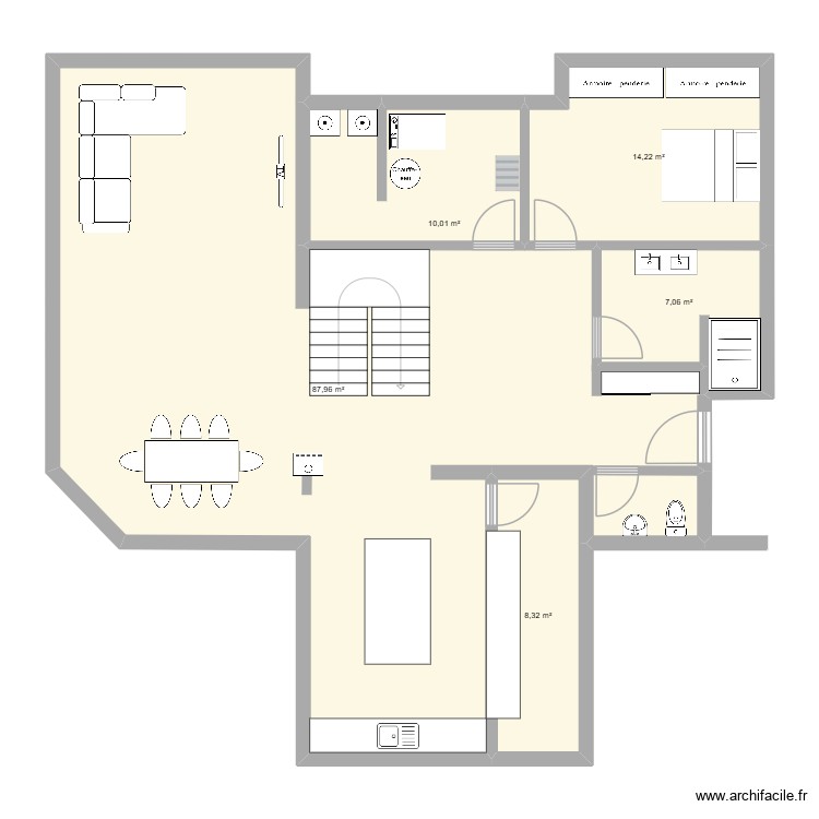 2eme simu rouxmesnil. Plan de 0 pièce et 0 m2
