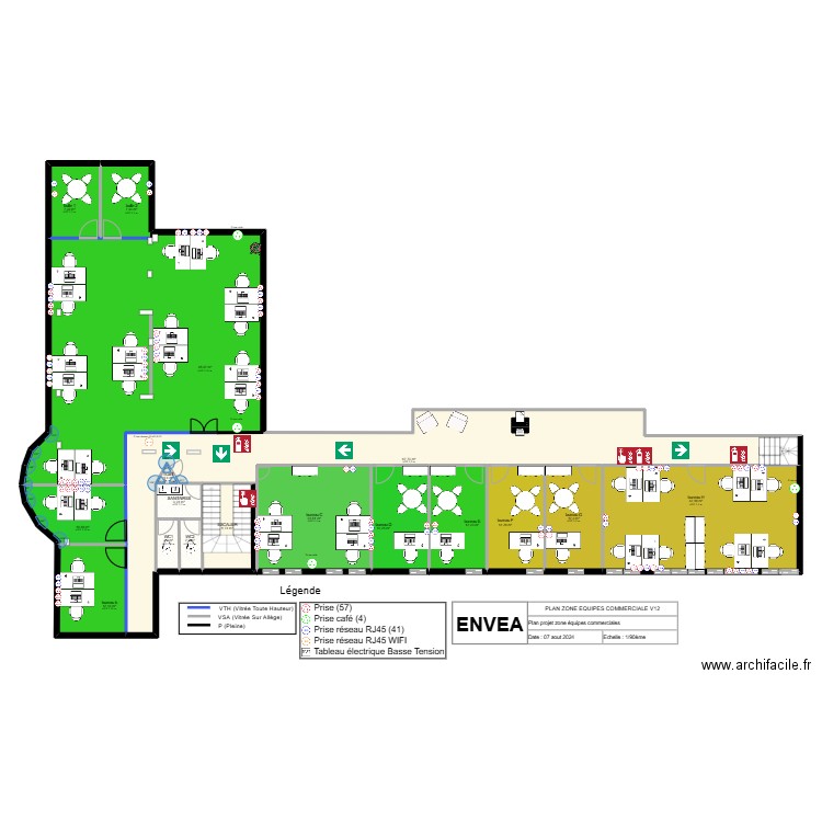 envea equipes ciales PROJET V2. Plan de 0 pièce et 0 m2