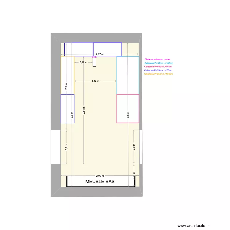 DEVAUX DRESSING. Plan de 