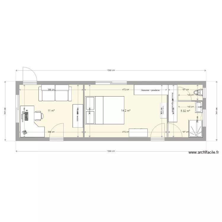 MESCHERS GARAGE AMENAGE - B. Plan de MESCHERS GARAGE AMENAGE - B. Plan de