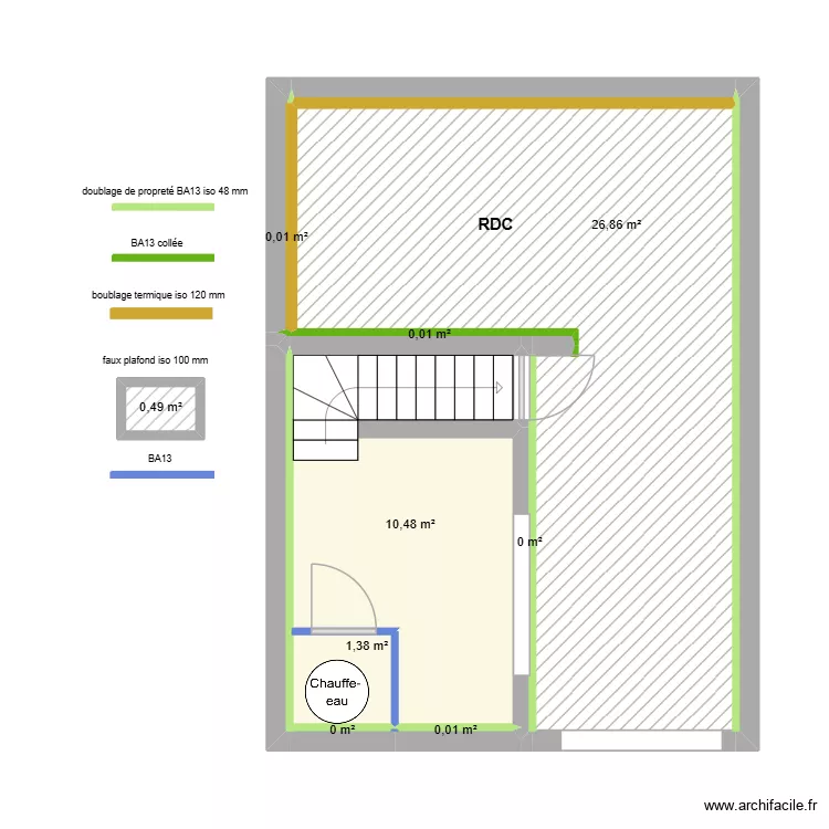 RDC lauressergues. Plan de 9 et 39 m² RDC lauressergues. Plan de 9 et 39 m²