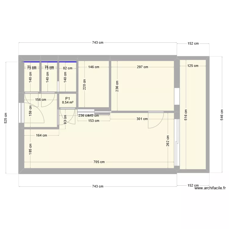 Seignosse Appt 512 r&eacute;novation A. Plan de 