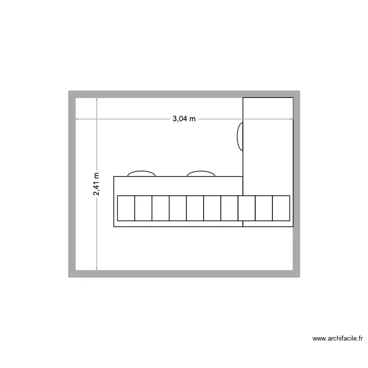 march&eacute; 1. Plan de 