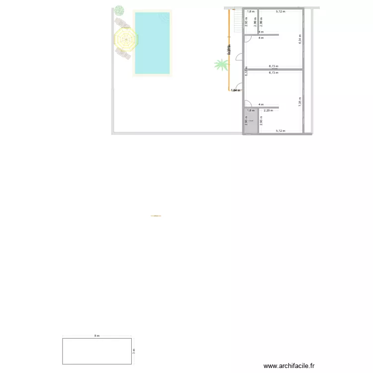 etage togbin. Plan de 