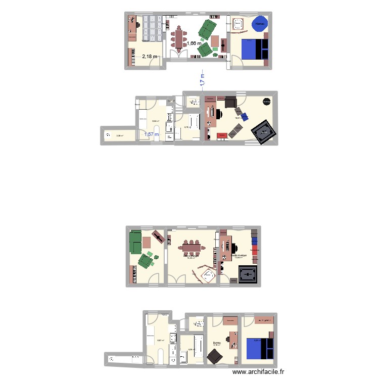 Appartement Bon 1. Plan de 0 pièce et 0 m2