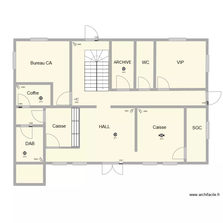 programme. Plan de 11  et 102 m²