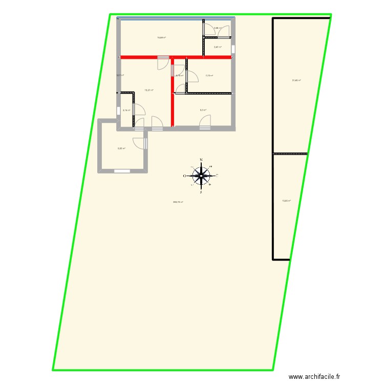 plan Fabrice vinitial. Plan de 0 pièce et 0 m2